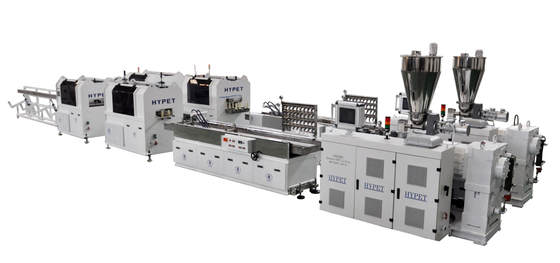 खरीदें डबल आउट पीवीसी वायर डक्ट/केबल ट्रंकिंग बनाने की मशीन online manufacture