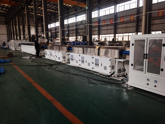 खरीदें 250-630mm / 315-800mm पीवीसी-ओ पाइप उत्पादन लाइन 380V/3P/50Hz ओ-पीवीसी पाइप एक्सट्रूज़न लाइन online manufacture