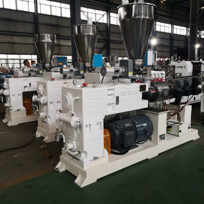 खरीदें Shenzhen HYPET Plastic Extruder Machine Parallel Twin Screw Plastic Extruder Machine Plastic Extruders Machine online manufacture