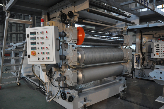 खरीदें HYPET PVC Plastic Marble Sheet Making Machine /Artificial Marble Board Production Line /Marble Plastic 3D Wall Panel Machine online manufacture