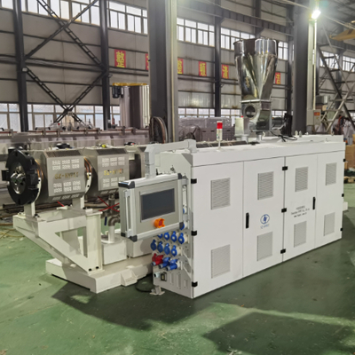 खरीदें Shenzhen HYPET PS65/75/90/110/112/125/130/150/160 Parallel Twin Screw Plastic Extruders online manufacture