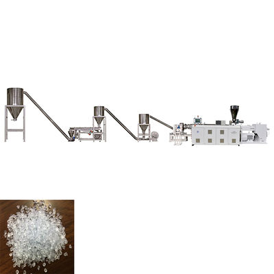 खरीदें पारदर्शी पीवीसी गोली बनाने की मशीन / प्लास्टिक पेलेटिटिंग लाइन online manufacture