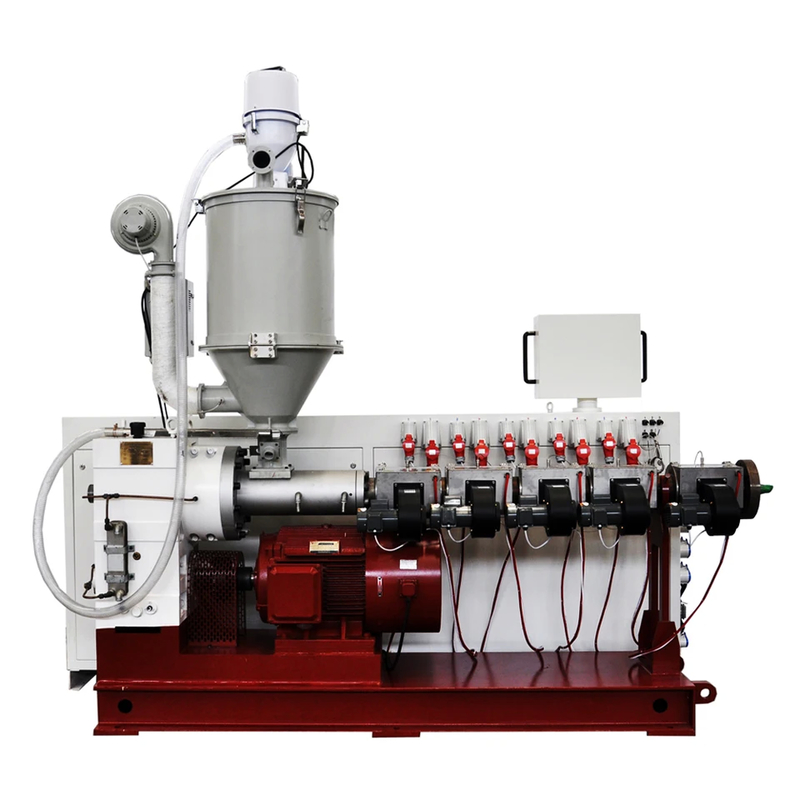 गति HYSJ65/33 55kw पीपीआर/पीपीएच पाइप के लिए सिंगल स्क्रू एक्सट्रूडर तीन परत पीपीआर कम्पोजिट ट्यूब