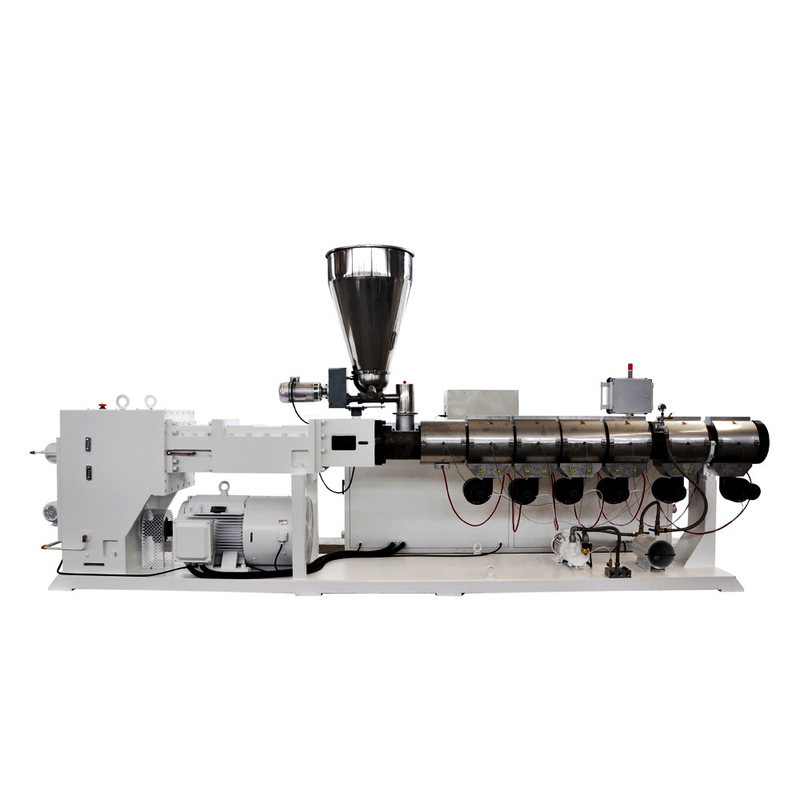उच्च आउटपुट efificint समानांतर जुड़वां पेंच extrusion HYPS90 L/D 28 समानांतर डबल पेंच extruder