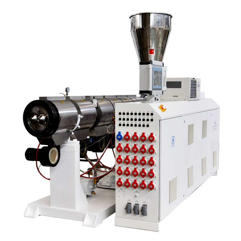 उच्च आउटपुट efificint समानांतर जुड़वां पेंच extrusion HYPS90 L/D 28 समानांतर डबल पेंच extruder