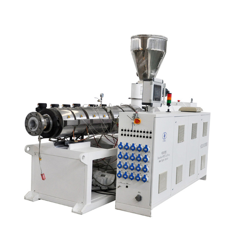 ZS95/188 110kw 1200kg/h ट्विन कोनिक डबल स्क्रू प्लास्टिक एक्सट्रूडर वर्टिकल स्टाइल गियरबॉक्स पीवीसी सामग्री के लिए उच्च टोक़