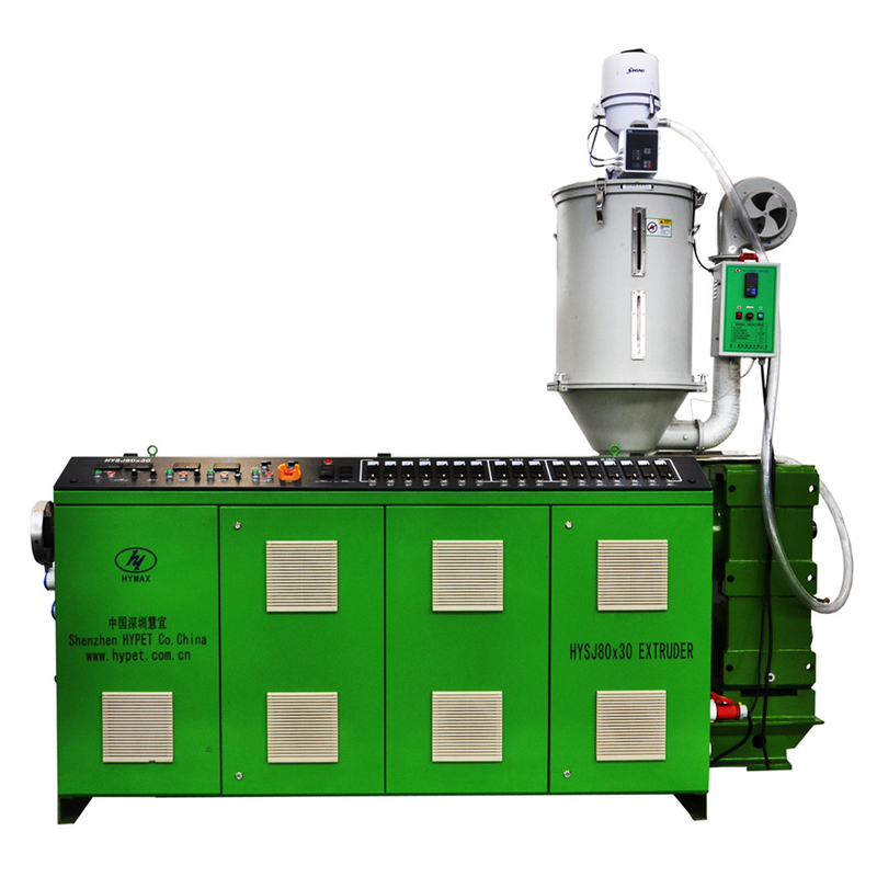 SJ90/28 45kw मोटर 220kg/h सिंगल स्क्रू एक्सट्रूडर पीपीआर पीपीएच के लिए तीन परत डबल स्टेशन में गर्म ठंडा पानी पाइप