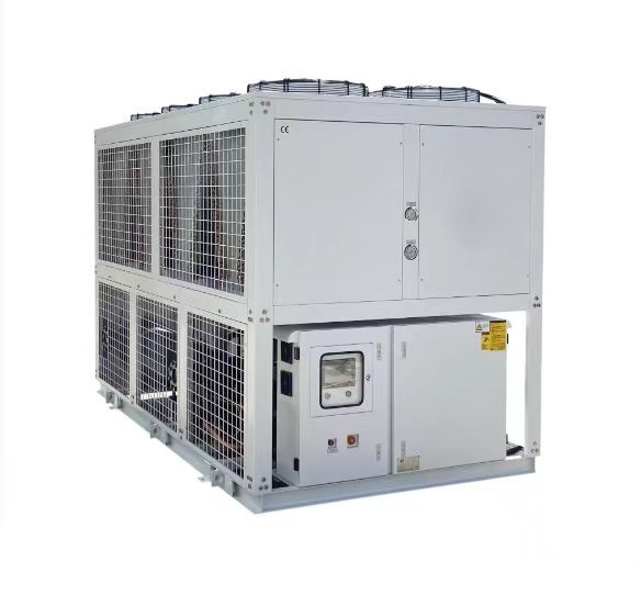 संचालित करने के लिए आसान सहायक मशीन हवा ठंडा चिलर HYSC-100A पेंच प्रकार के साथ