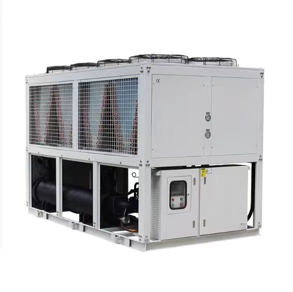 संचालित करने के लिए आसान सहायक मशीन हवा ठंडा चिलर HYSC-100A पेंच प्रकार के साथ