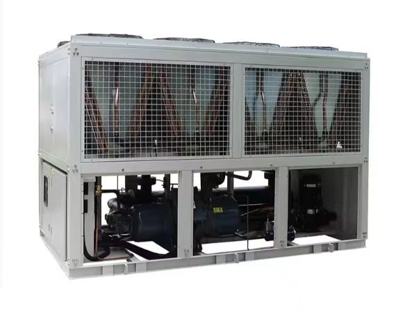 संचालित करने के लिए आसान सहायक मशीन हवा ठंडा चिलर HYSC-100A पेंच प्रकार के साथ