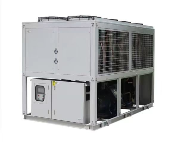 संचालित करने के लिए आसान सहायक मशीन हवा ठंडा चिलर HYSC-100A पेंच प्रकार के साथ
