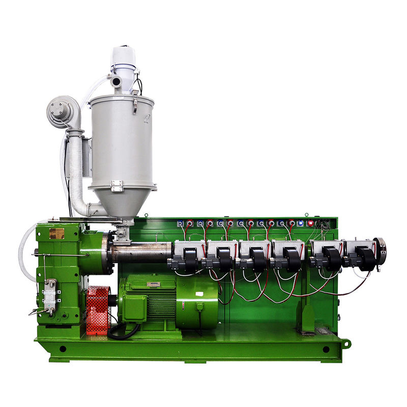 एचडीपीई पीई PERT एलडीपीई सिंगल स्क्रू एक्सट्रूडर HYSJ75/33 220kg/h 75kw मोटर के साथ
